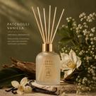 Kit 3 Difusor de Perfume Patchouli Vanilla Oriental Aromatizador com Varetas Lenvie 200ml