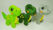 Kit 3 Dino De Pelúcia Antialérgica Brinquedo Criança Presente 27cm Kit 3 Dino De Pelúcia Antialérgica Brinquedo Criança Presente 27cm