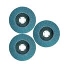 Kit 3 Disco Flap Desbaste Acabamento Grão 40 115x22mm