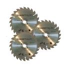 Kit 3 Disco Serra Para Madeira 180mm 7.1/4'' 24 Dentes