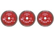 Kit 3 Discos Diamantados Turbo Atlas