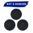kit 3 Discos Removedores preto 410mm Enceradeira Scotch-brite 3m kit 3 Discos Removedores preto 410mm Enceradeira Scotch-brite 3m