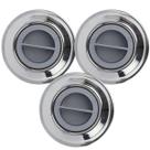 Kit 3 Dispositivos De Aspiração Inox 50mm Piscina De Alvenaria