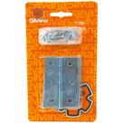 Kit 3 Dobradiças 2.1/2" Aço Zincado - Silvana