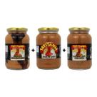 Kit 3 doce Leite Mineiro Sabores Coco, Ameixa e Puro 680g