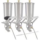 Kit 3 Doceira de Churros 2 Litros com Contrapeso Recheadeira de Churros ATECH INDCOM