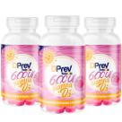Kit 3 Dprev Kids Todo dia gomas Sabor Franboesa Vitamina D