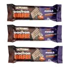 Kit 3 Dr Peanut Barra Doctor Wafer Avelã 25g 6g Proteina Zero Açúcar