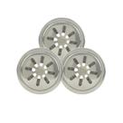Kit 3 Drenos Lateral Parede Anti Turbilhão Pratique Inox 50mm