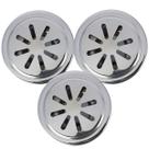 Kit 3 Drenos Nivelador de Parede Encaixe 50mm Inox para Piscina Kit 3 Drenos Nivelador de Parede Encaixe 50mm Inox para Piscina