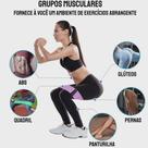Kit 3 Elástico Faixas Elásticas Hip Band Leve Média E Forte Linha Fit KIT 3 ELASTICOS LARGOS