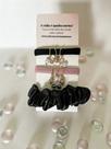 Kit 3 Elasticos de Cabelo com Pingentes - Berry Cake