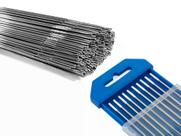 Kit: 3 Eletrodo de Tungstênio 0,8% De Zircônio Ponta Branca 1,6mm + 500g Vareta De Solda Tig Alumínio Er4043 1,6mm