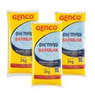 Kit 3 Elevador PH Granulado + Barrilha 2kg Genco P/ Piscina
