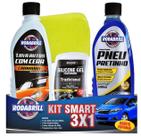 Kit 3 Em 1 Rodabrill P/lavar Carro Siliconeshampopretinho
