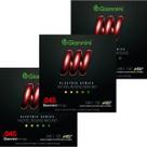 Kit 3 Encordoamento Baixo Giannini Electric GEEBRS5 Nickel 0.045”