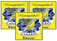 Kit 3 Encordoamento Cavaquinho /Cavaco Médio - GESCB Canário Kit 3 Encordoamento Cavaquinho /Cavaco Médio - GESCB Canário