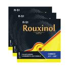 Kit 3 Encordoamento Cavaquinho R51 0.11” Rouxinol PRR51L