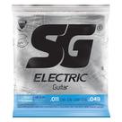 Kit 3 Encordoamento Guitarra 011 SG Nickel Wound Medium 5160