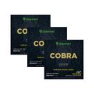 Kit 3 Encordoamento Viola Giannini Cobra GESVL Cobre Prateado Leve