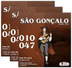 Kit 3 Encordoamento Violão Aço T.Leve - São Gonçalo 11038 Kit 3 Encordoamento Violão Aço T.Leve - São Gonçalo 11038