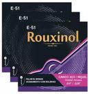 Kit 3 Encordoamentos Cordas Cavaquinho Cavaco Rouxinol E51 Kit 3 Encordoamentos Cordas Cavaquinho Cavaco Rouxinol E51