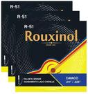 Kit 3 Encordoamentos Cordas Cavaquinho Cavaco Rouxinol R51 Kit 3 Encordoamentos Cordas Cavaquinho Cavaco Rouxinol R51