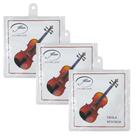 Kit 3 Encordoamentos de Aço para Viola Alan Kit 3 Encordoamentos de Aço para Viola Alan