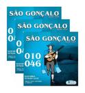 Kit 3 Encordoamentos Guitarra 010 Leve São Gonçalo 11027
