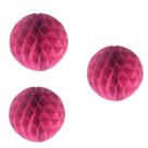 Kit 3 enfeite bola colmeia dobravel 30cm Kit 3 enfeite bola colmeia dobravel 30cm