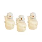 Kit 3 Enfeites Natal Boneco de Neve Led Alasca a Pilha Taschibra Kit 3 Enfeites Natal Boneco de Neve Led Alasca a Pilha Taschibra