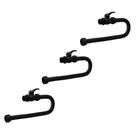 Kit 3 Engate Flexível Registro PVC 1/2''X60cm Preto Estrela
