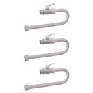 Kit 3 Engate Flexível Registro PVC Branco 1/2'' 40cm Estrela
