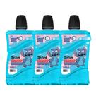 Kit 3 Enxaguante Bucal Antisséptico Stitch Sabor Morango Sem Álcool 300ml Dentalclean