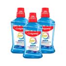 Kit 3 Enxaguante Bucal Colgate Total 12 Clean Mint 500ml