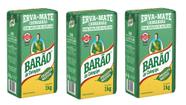 Kit 3 Erva Mate Barão Nativa a Vácuo 1Kg