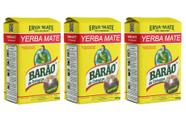 Kit 3 Erva Mate Barão Tipo Uruguay Export 500g