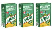 Kit 3 Erva Mate Nativa à Vácuo Barão 500g