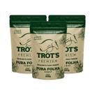 Kit 3 Erva Mate Tereré Premium Trots 500g Sabor Pura Folha