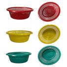 KIT 3 Escorredor de Arroz, macarrão e saladas - Resistente - Lava tudo Plástico