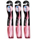 Kit 3 Escova Dental Macia Johnson's Reach Comfort Clean 40 Grande