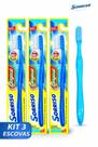 Kit 3 Escova Dental Sorriso Original Cerdas Duras