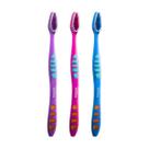 Kit 3 Escovas Dental Super Joy Cerdas Macias Onduladas Klin