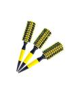 Kit 3 Escovas Térmica Antiestática Cerâmica Javali - T-Hair - Tamanho 20,25 e 30