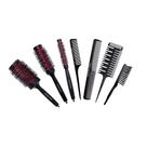 Kit 3 escovas térmica metálica vazada pmg 3 pentes limpador