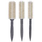 Kit 3 Escovas Térmicas Cerâmica Cerdas Mistas de Javali Craquelada Mofashi Profissional