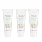 Kit 3 Esfoliante Facial Natural Hidratação E Detox 100ml Vegana