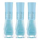 Kit 3 Esmalte Dailus Color Atrás do Arco Íris Cor Nuvem de Algodão com 8ml Kit 3 Esmalte Dailus Color Atrás do Arco Íris Cor Nuvem de Algodão com 8ml