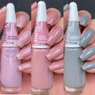 Kit 3 Esmalte Impala A Cor da Sua Moda 6, Devaneio , Afeto e Essencial
