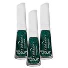 Kit 3 Esmalte Novo Toque Celebration Glitter Cor Estrela da Noite 8ml